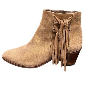 Kanna Suede Fringe Bootie Size 36/6
